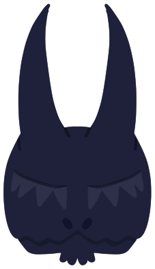 a headshot of a purple snake with closed eyes